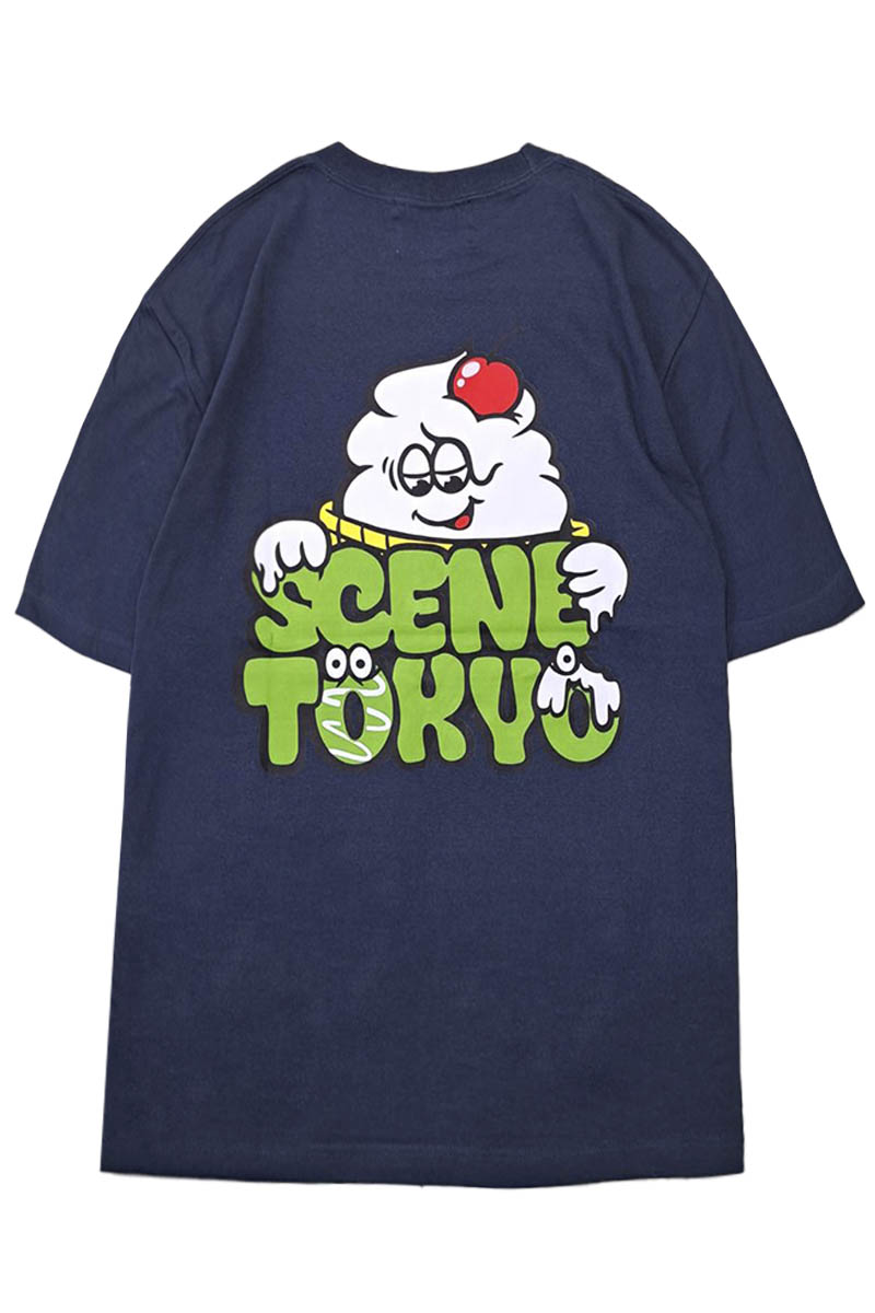 SCENE TOKYO (シーントウキョウ) soft cream Tee (sulate)