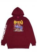 MISHKA (ミシカ)  END IT NOW HOODIE MIGHO-BURGUNDY