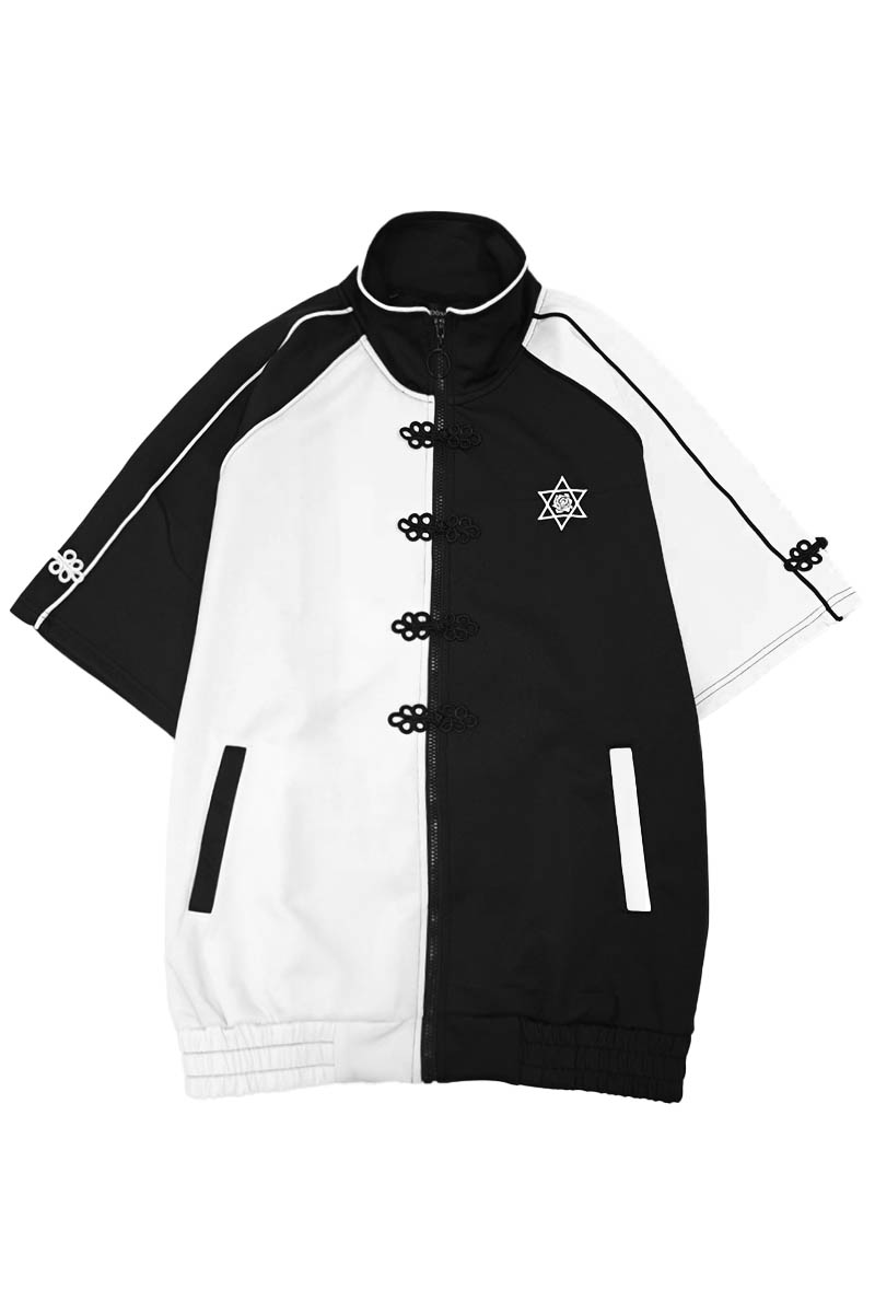 PSYCHO NATION (サイコネーション) チャイナジャージ BLACK×WHITE