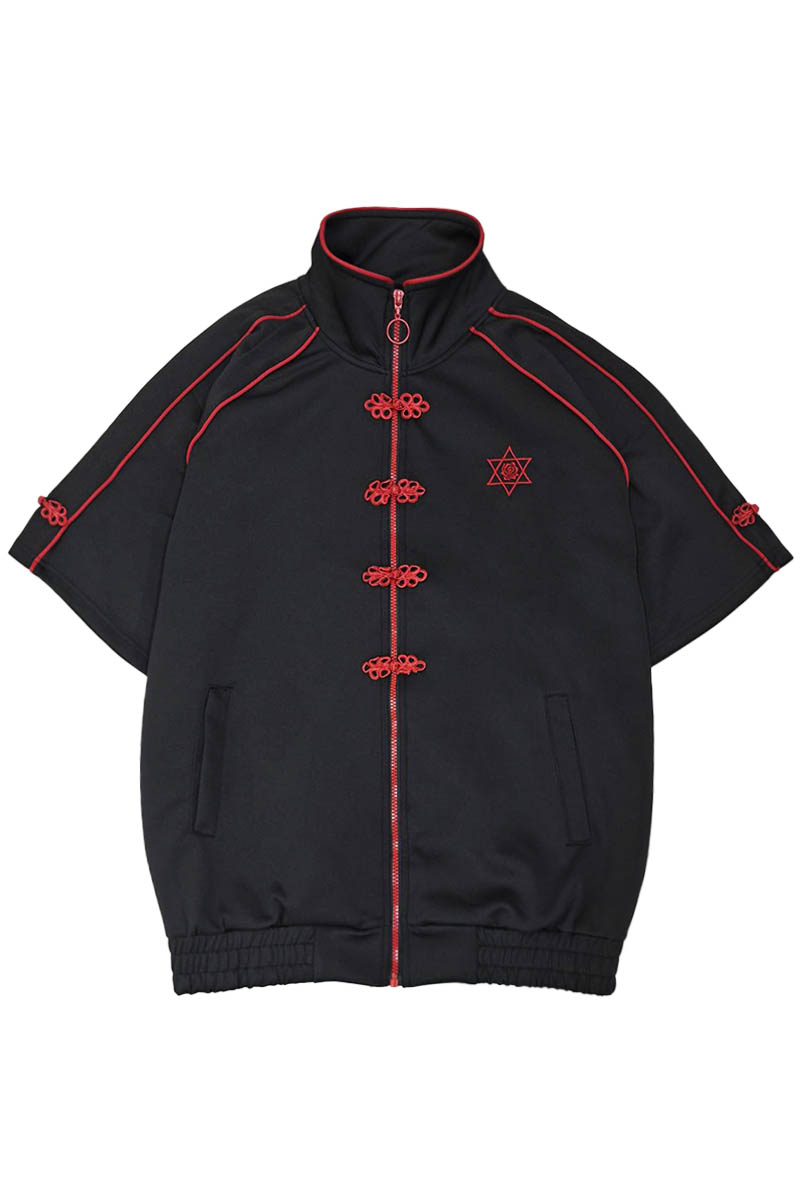 PSYCHO NATION (サイコネーション) チャイナジャージ BLACK×RED