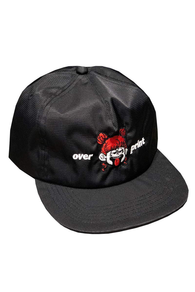 over print (オーバープリント) ZERO ZERO HERO CAP black