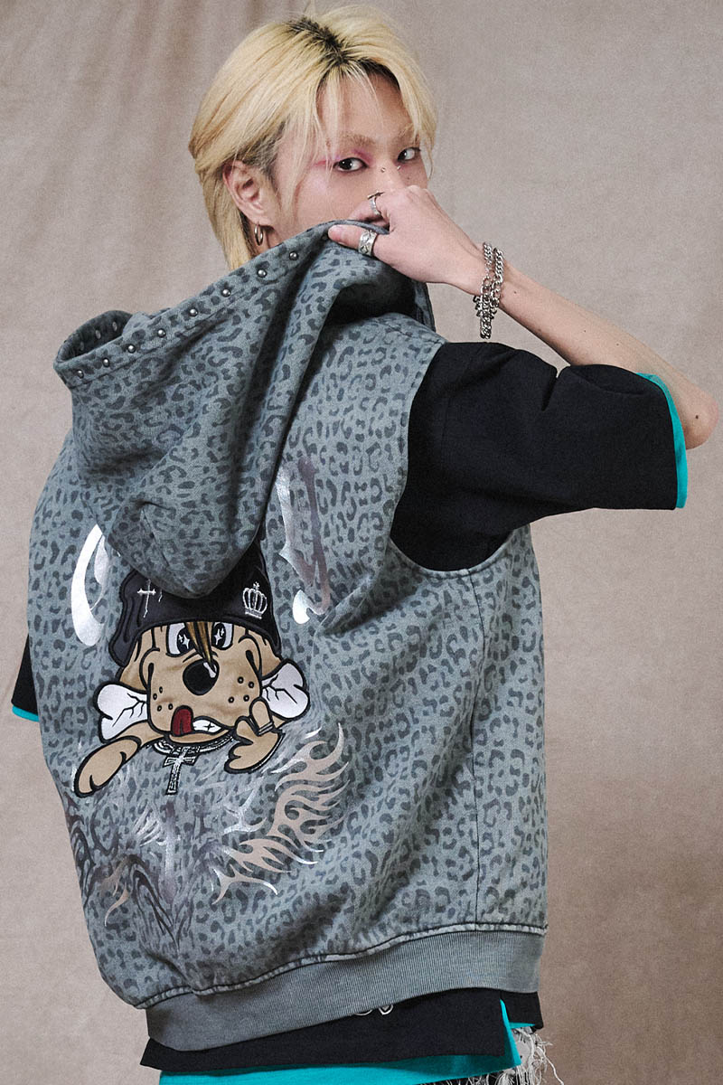 【予約商品】GALFY (ガルフィー) ガチだりぃパーカー - Ink Black