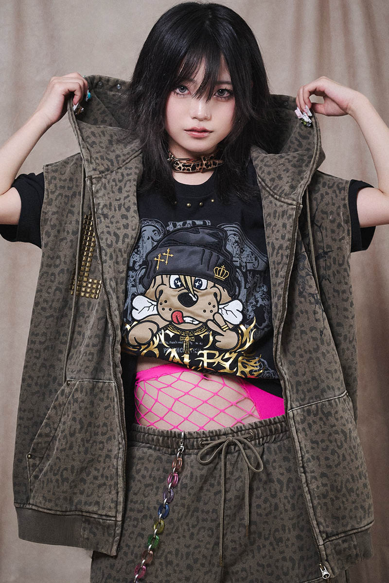 【予約商品】GALFY (ガルフィー) ガチだりぃパーカー - Brown