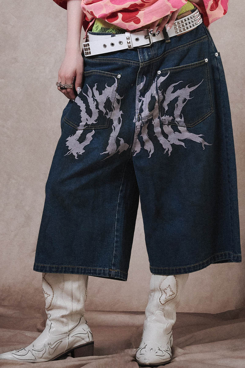 【予約商品】GALFY (ガルフィー) クソ餓鬼ドロンコジョーツ - VTG Indigo