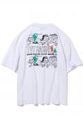 TOY MACHINE (トイマシーン) TALLY HO SS TEE WHITE