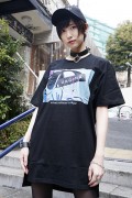 アマツカミ 遊女 Long T-Shirt Black