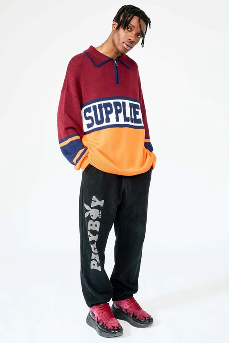 SUPPLIER (サプライヤー) PLAYBOY COLLEGE LOGO KNIT / ロック