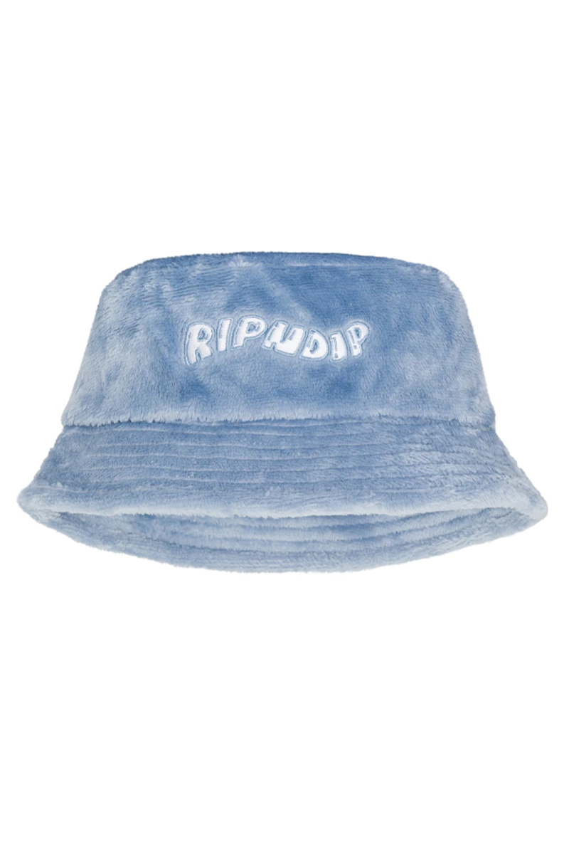 RIPNDIP (リップンディップ) Wave Sherpa Bucket Hat (Light Slate)