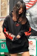 SAMURAI CORE 夜露死苦哀愁 HOODIE BLACK