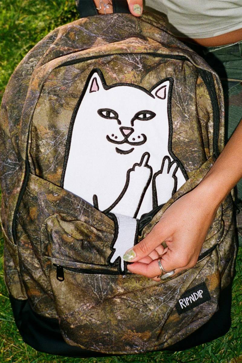 RIPNDIP(リップンディップ) Lord Nermal Backpack - Nerm Tree Camo