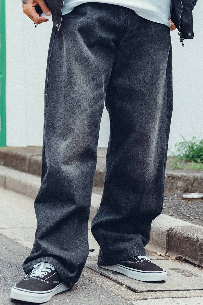 Subciety (サブサエティ)Overdyed DENIM PANTS