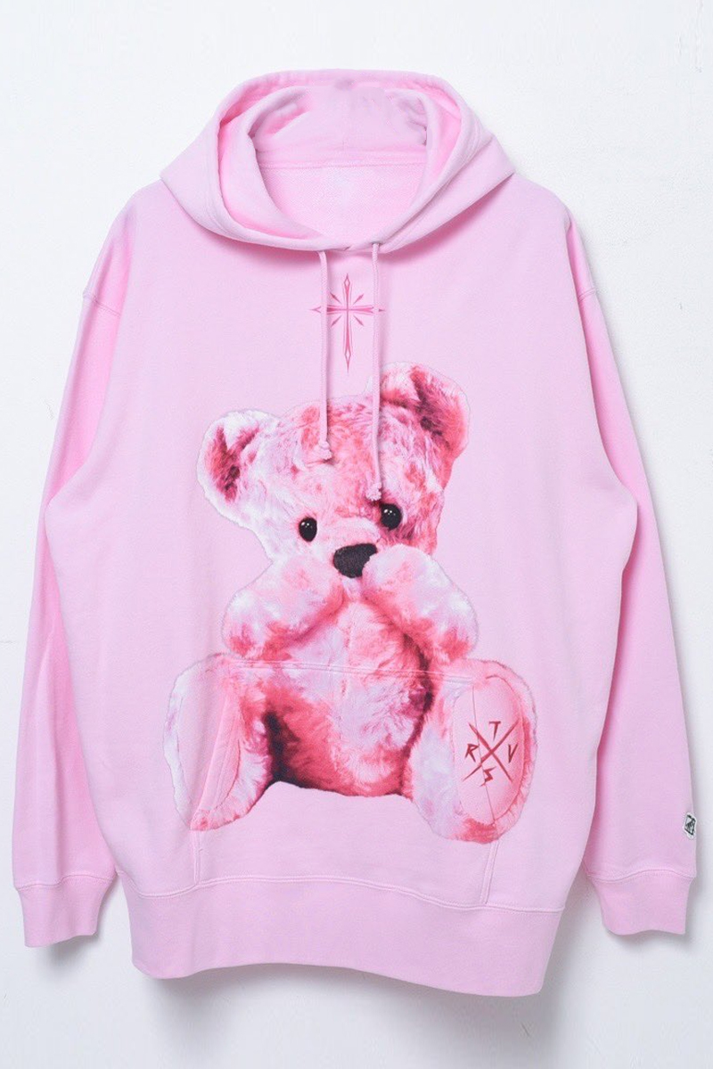 TRAVAS TOKYO【トラバストーキョー】Furry bear Hoodie Pink TRAVAS TOKYO【トラバストーキョー】Furry bear Hoodie Pink
