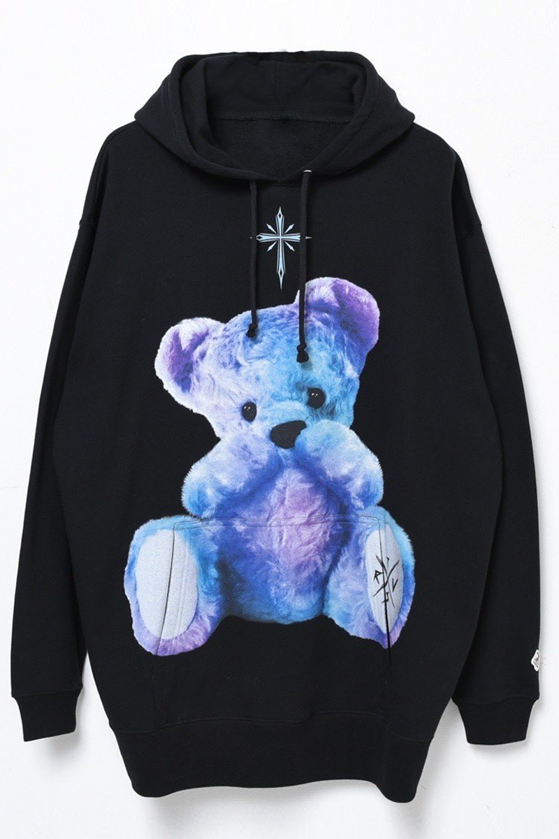 TRAVAS TOKYO【トラバストーキョー】Furry bear Hoodie Black TRAVAS TOKYO【トラバストーキョー】Furry bear Hoodie Black