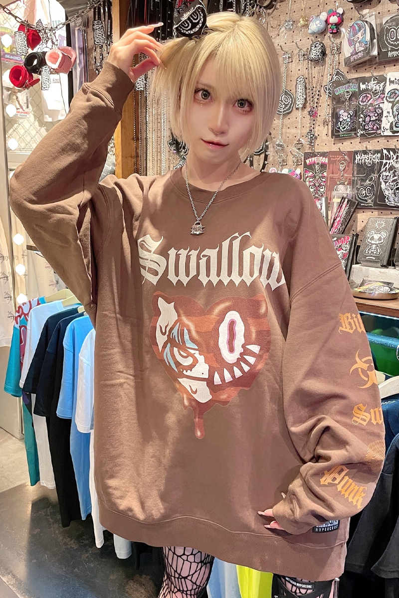 HYPER CORE Swallowスウェット CHOCOLATE