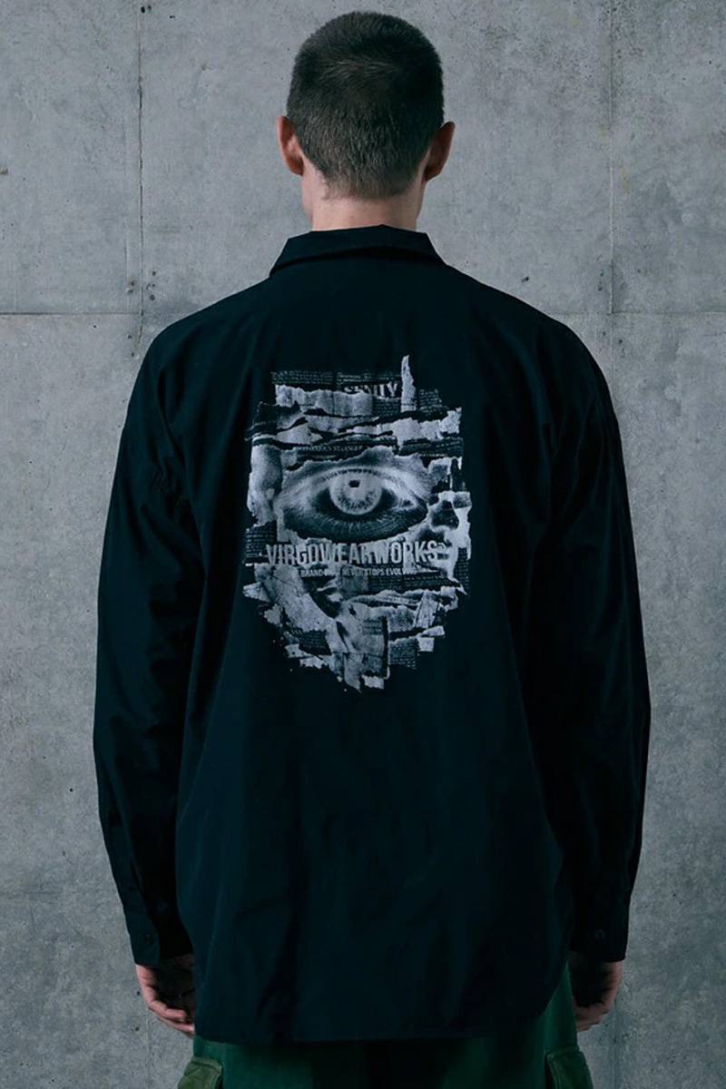VIRGOwearworks(ヴァルゴウェアワークス) COLLISION SHIRT - Black