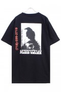 NOT COMMON SENSE FUXX THE POLICE SEAM TEE BLACK