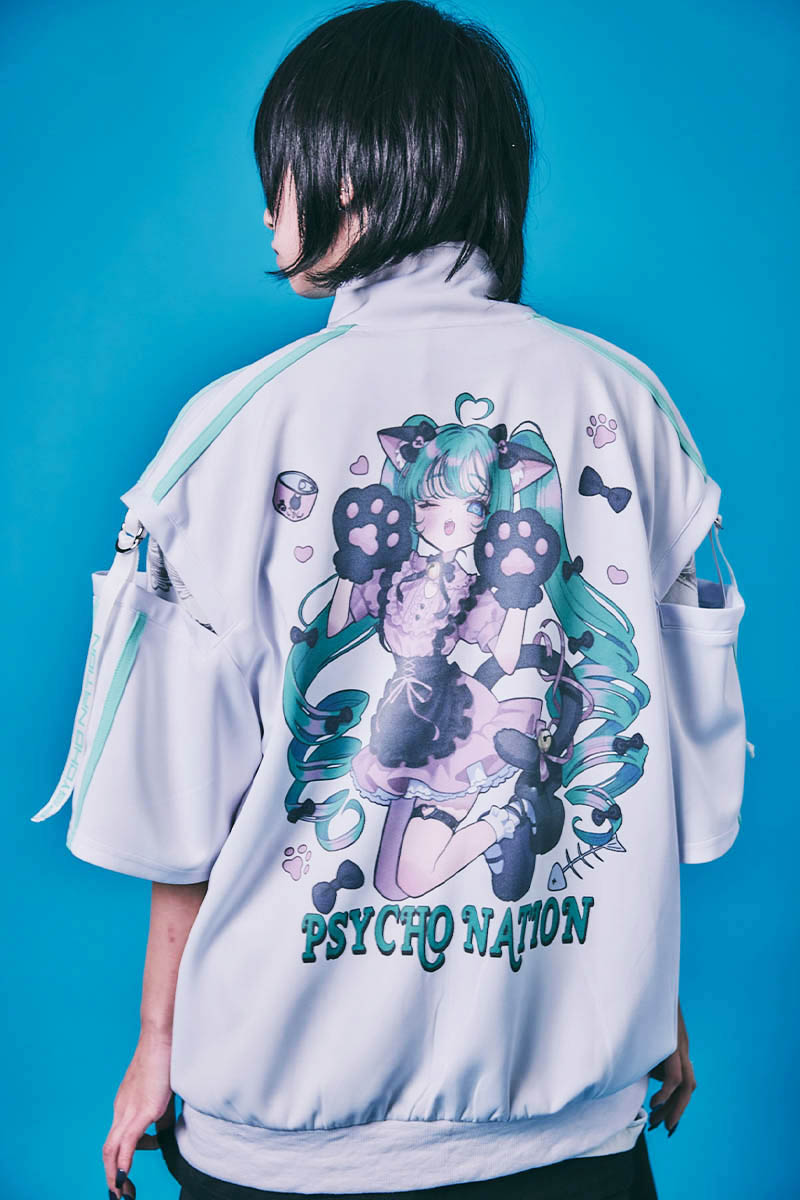 PSYCHO NATION(サイコ・ネーション) 寝田ルネ・メイド・ジャージ - White