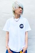 THRASHER TH91291  40TH T-SHIRT WHITE