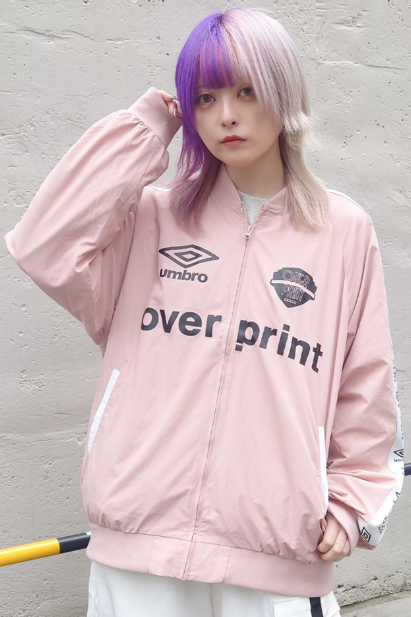 over print（オーバープリント）UMBRO * OVER PRINT MA-1 BLACK