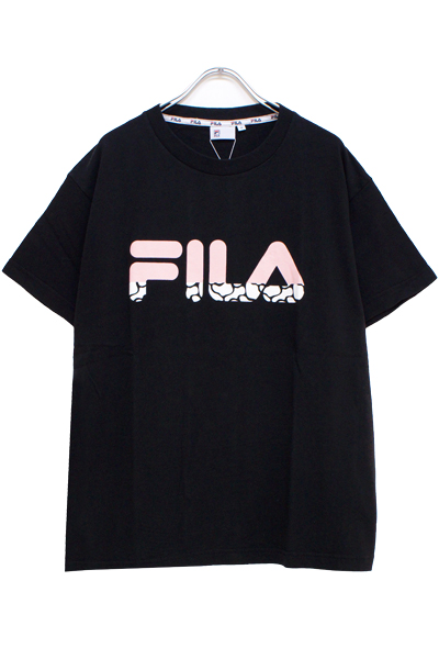 FILA FL3356 HALF SLEEVE TEE SHIRT BLACK
