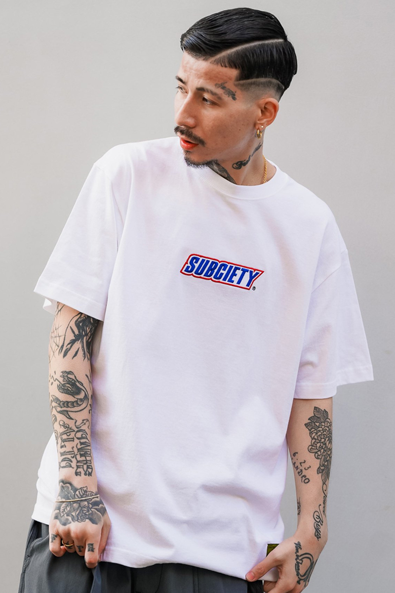 Subciety (サブサエティ) NOUGAT TEE WHITE