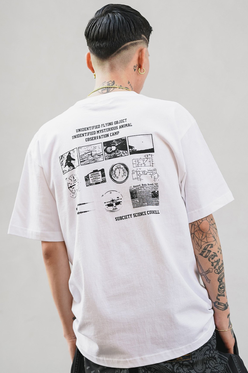 Subciety (サブサエティ) SCOUT TEE WHITE