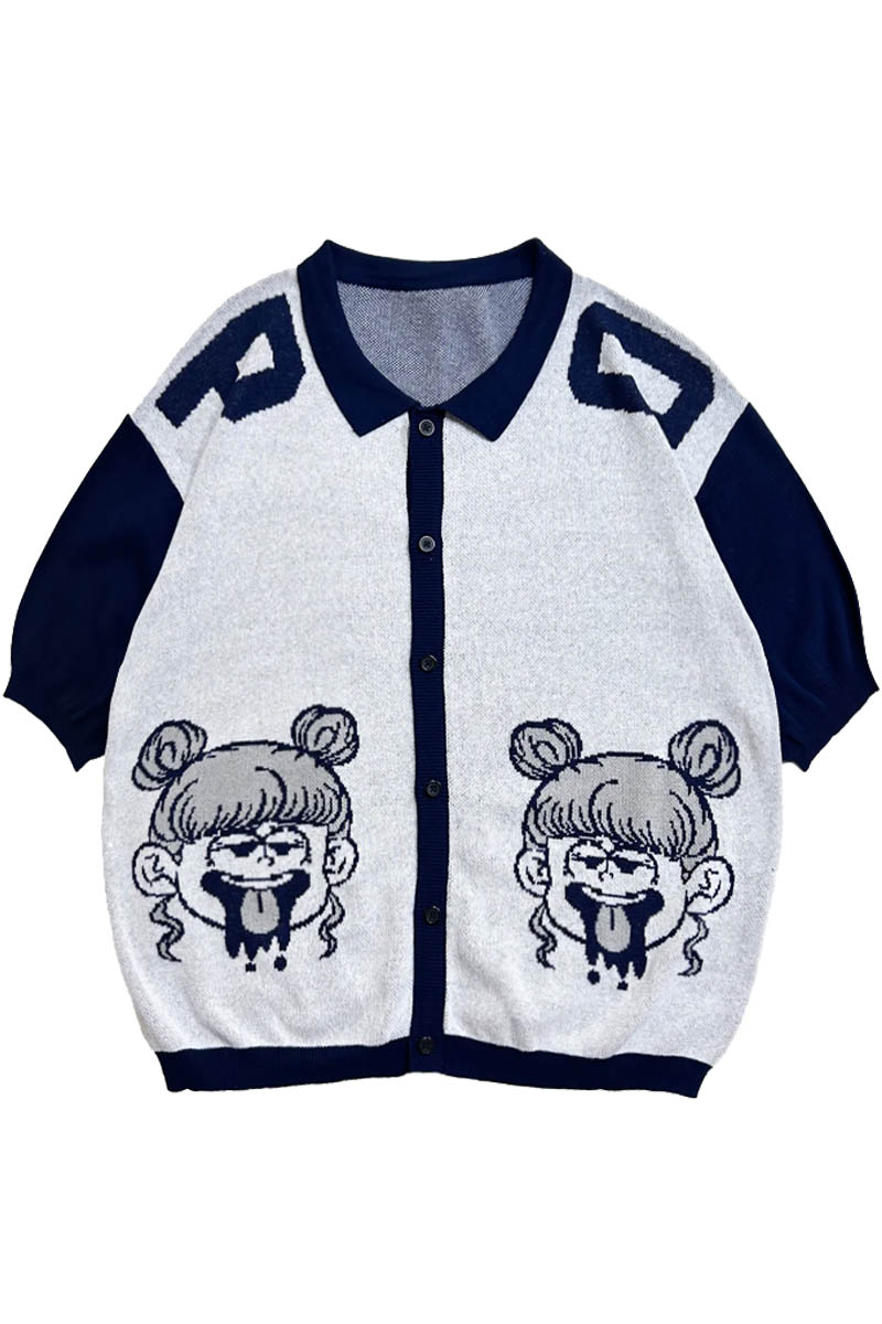 over print (オーバープリント) ZERO ZERO HERO Knit Cardigan