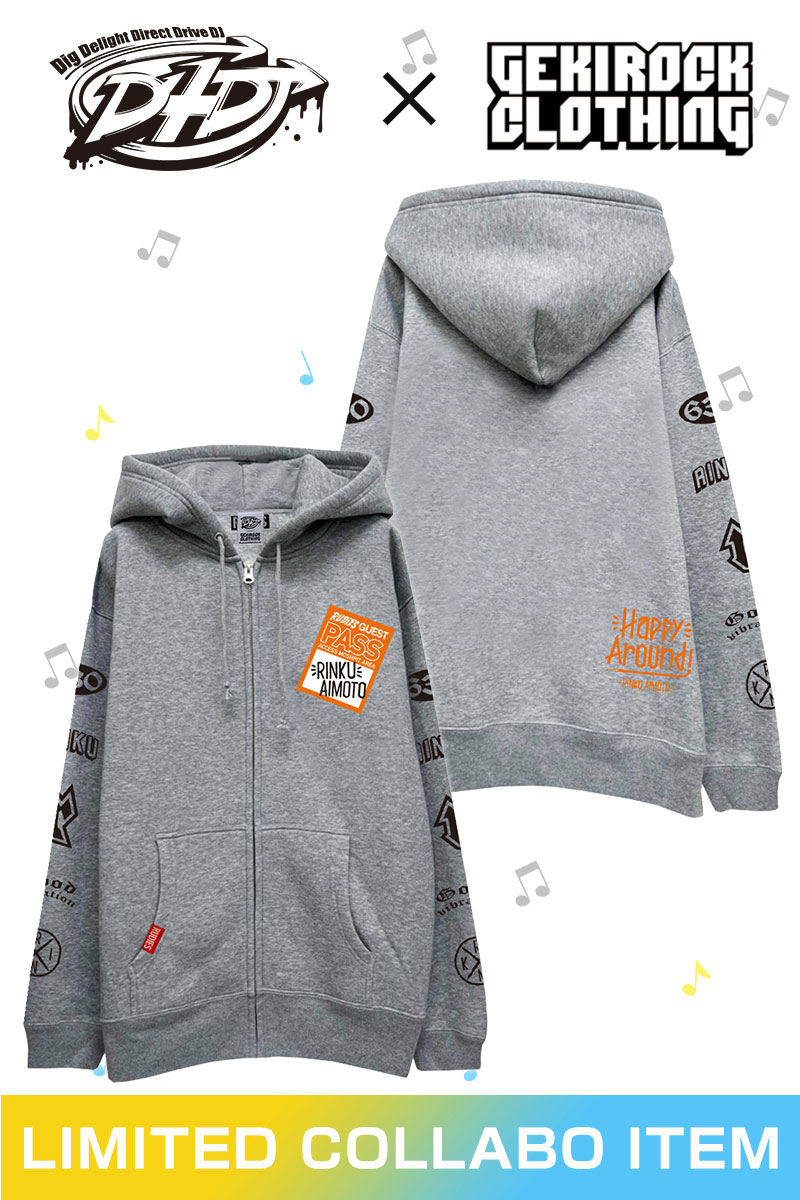 愛本りんく × RUDIE'S コラボ限定ジップアップパーカー