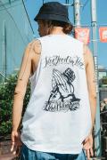 NineMicrophones (ナインマイクロフォンズ)  TANKTOP-Pray with the microphone-WHITE
