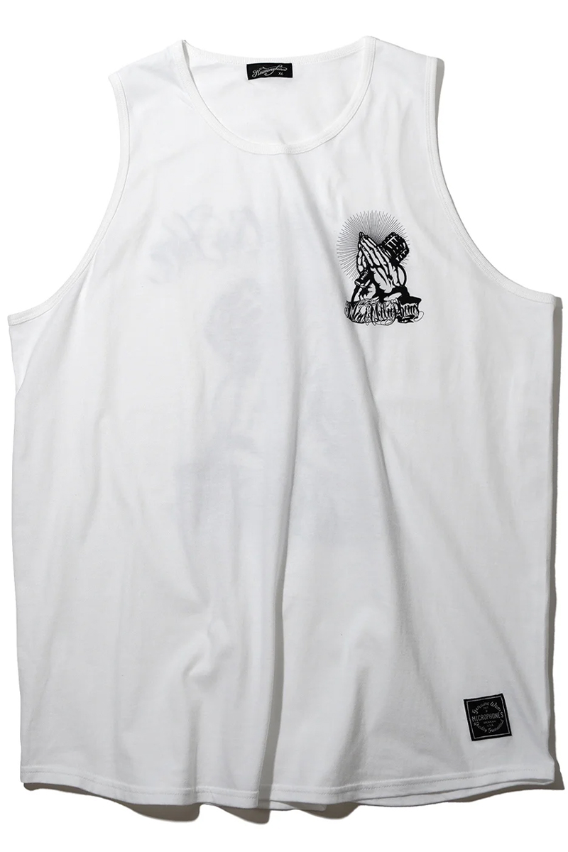 NineMicrophones (ナインマイクロフォンズ) TANKTOP-Pray with