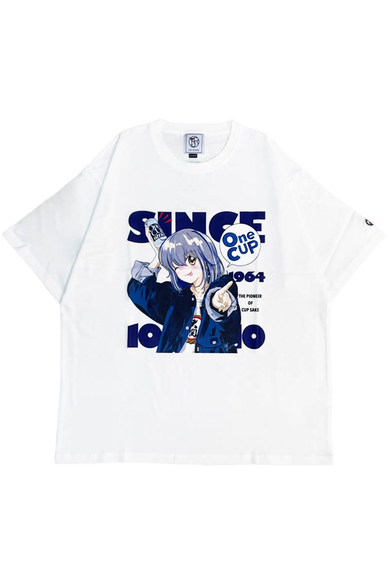ワンカップ大関×YOIDORE(ヨイドレ) どれみちゃんTEE - White