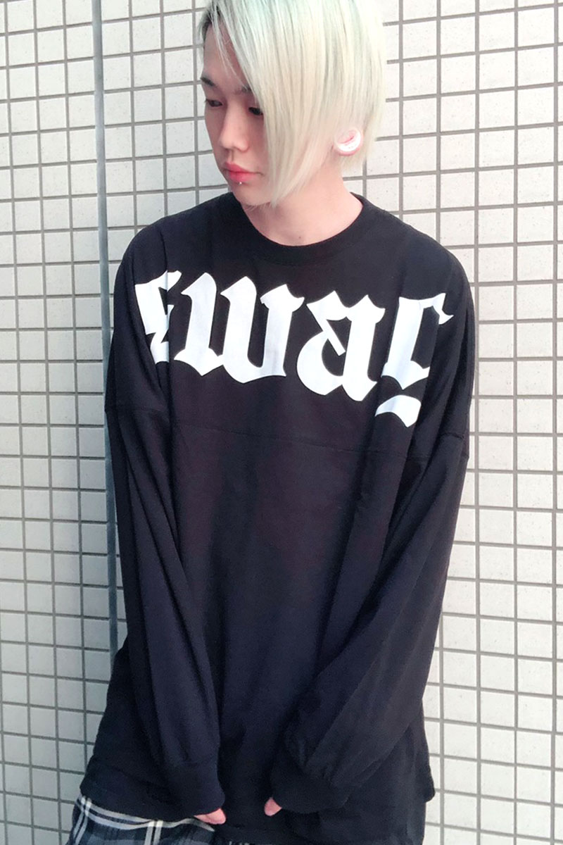 NOT COMMON SENSE ”SWAG” L/S TEE BLACK