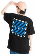 HEDWiNG Stripe Box T-shirt Black