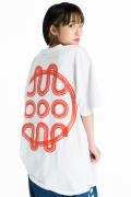 HEDWiNG Hebraea Logo Big shilhouette T-shirt White