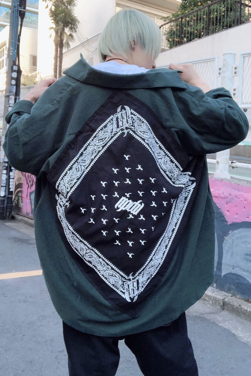 RIP DESIGN WORXX クロスドルーズシャツ JOKER GREEN
