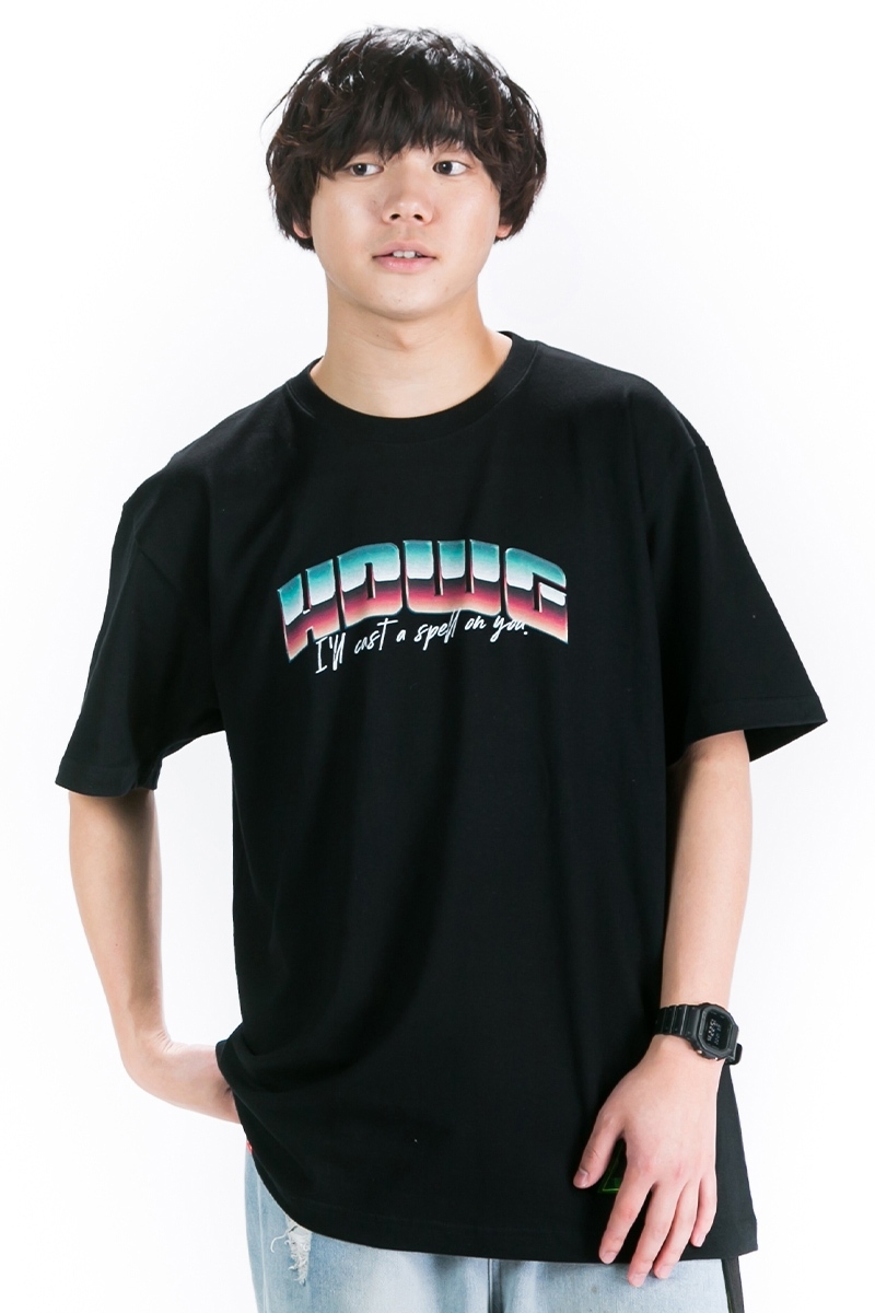 HEDWiNG (ヘドウィグ) Chrome logo T-shirt Black