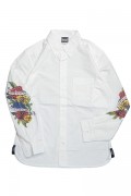 GoneR (ゴナー) GR20SH001 Rose Sleeve Oxford Shirts Ox White