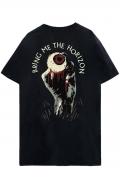 BRING ME THE HORIZON UNISEX T-SHIRT: ZOMBIE EYE (BACK PRINT) 