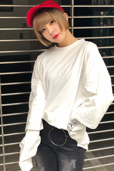 ロックファッション バンドグッズのgekirock Clothing Not Common Sense Fuxx The Police Layered L S Tee White
