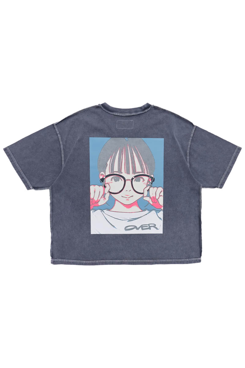 【お問い合わせ商品】over print (オーバー・プリント) POP ART pigment Tee Ver:16 GLOW IN THE DARK