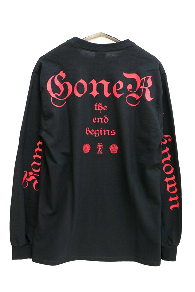 GoneR GR17LS001 Antonym Long T-Shirts Black
