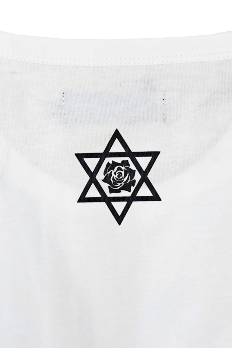 寝田ルネ×PSYCHO NATION(サイコネーション) デビルTEE WHITE