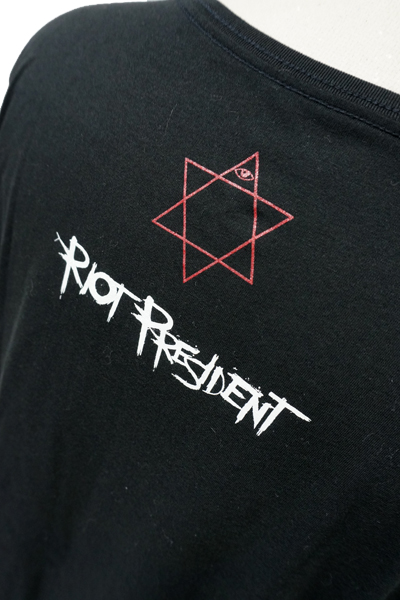 ロックファッション バンドグッズのgekirock Clothing Riot President Illuminati T Shirts
