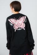 GoneR (ゴナー) Mexican Butterfly L/S T-Shirts Black