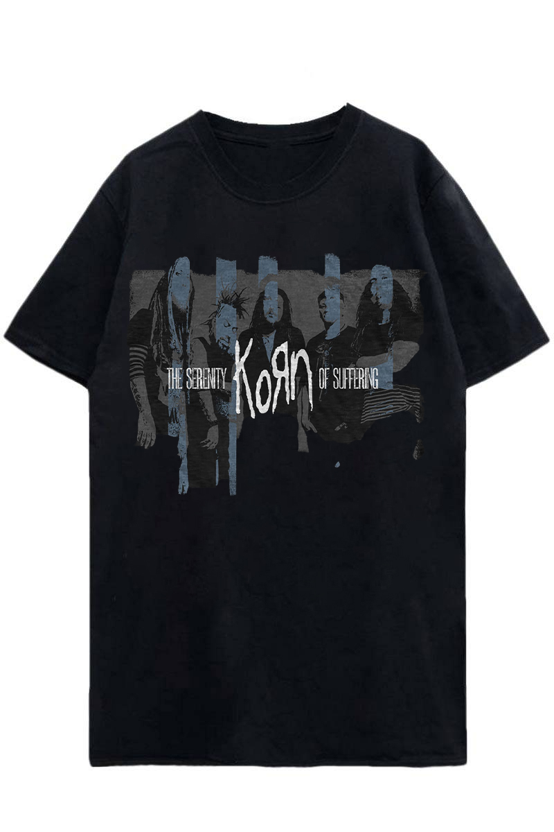 KORN UNISEX T-SHIRT: BLOCK PHOTO