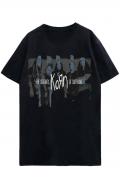 KORN バンドTシャツ ユニセックス : BLOCK PHOTO
