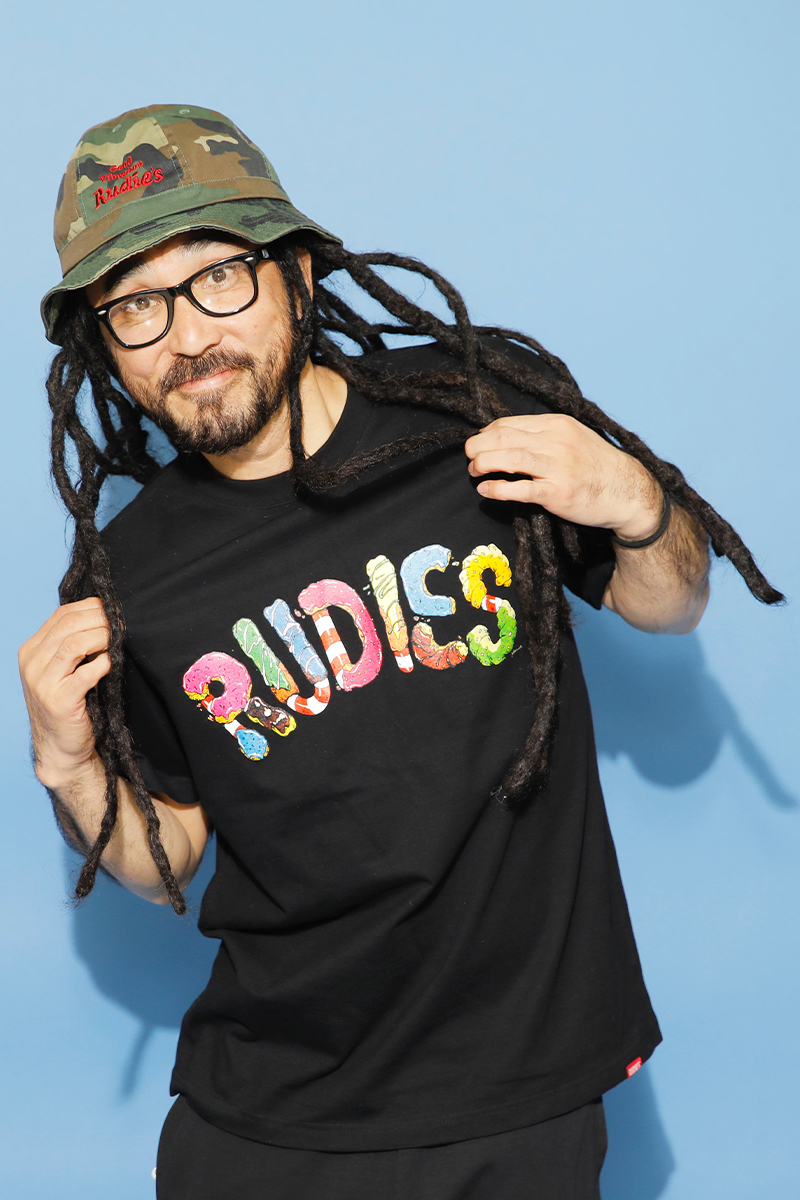 RUDIE'S (ルーディーズ) DONUTS PHAT-T BLACK