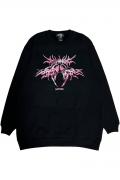 BLXCK Tokyo(ブラックトーキョー) PINK TRIBAL SWEATSHIRT BLACK