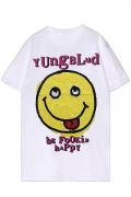 YUNGBLUD LADIES T-SHIRT: RAVER SMILE (BACK PRINT) 