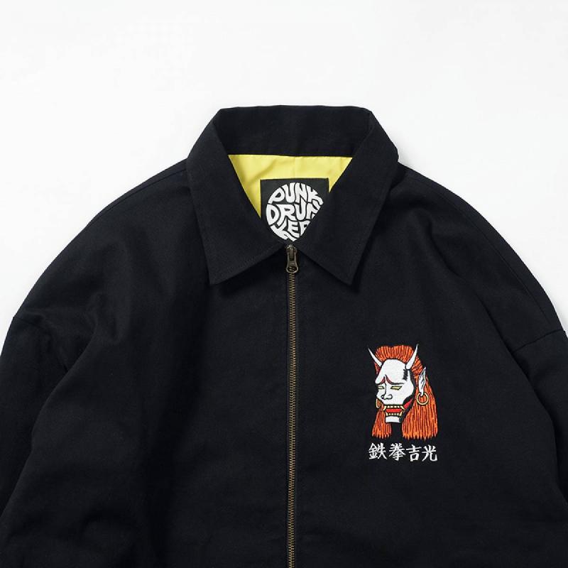 PUNK DRUNKERS [PDSxTEKKEN]吉光JKT - BLACK / ロック